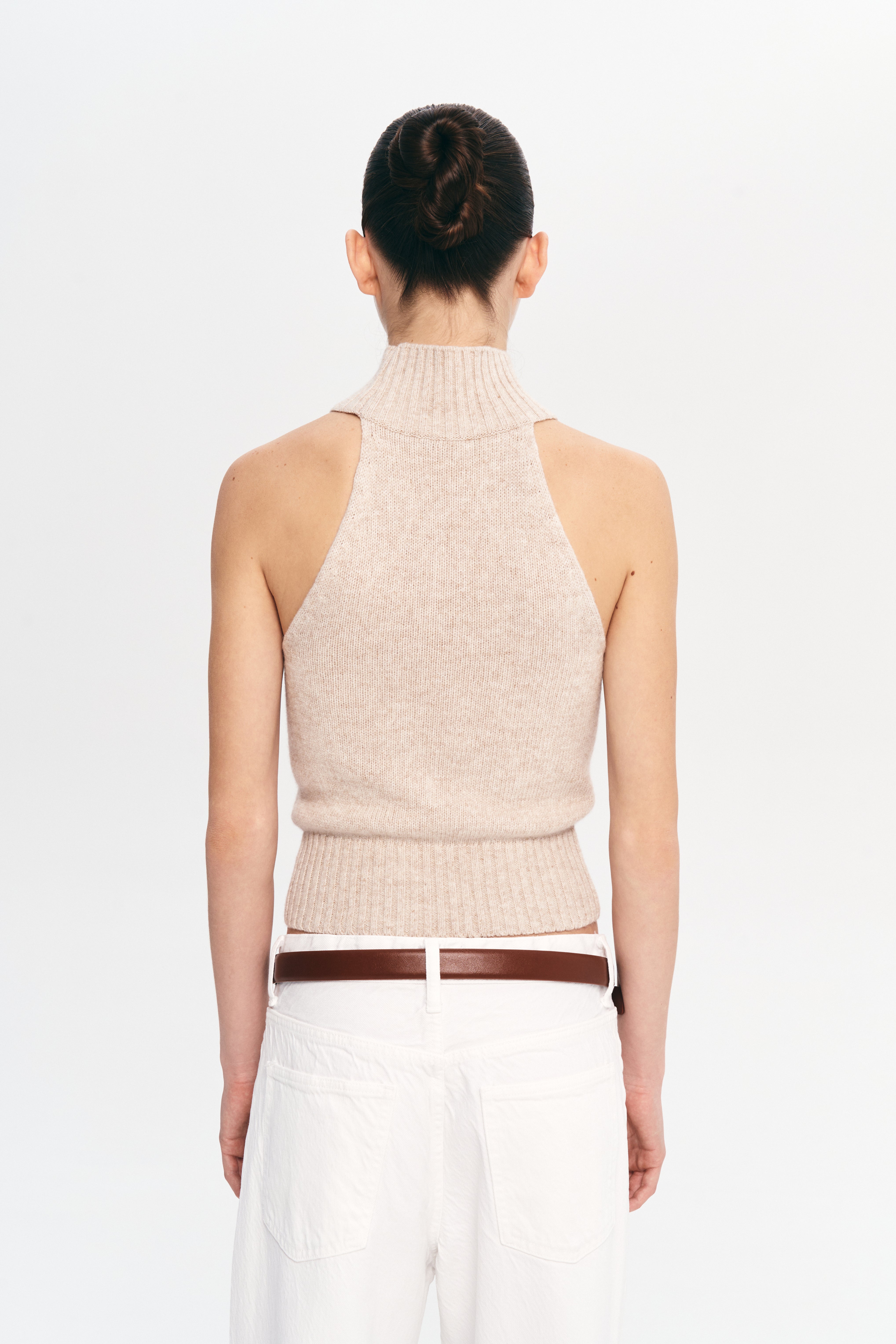 Топ без рукавів - Бежевий