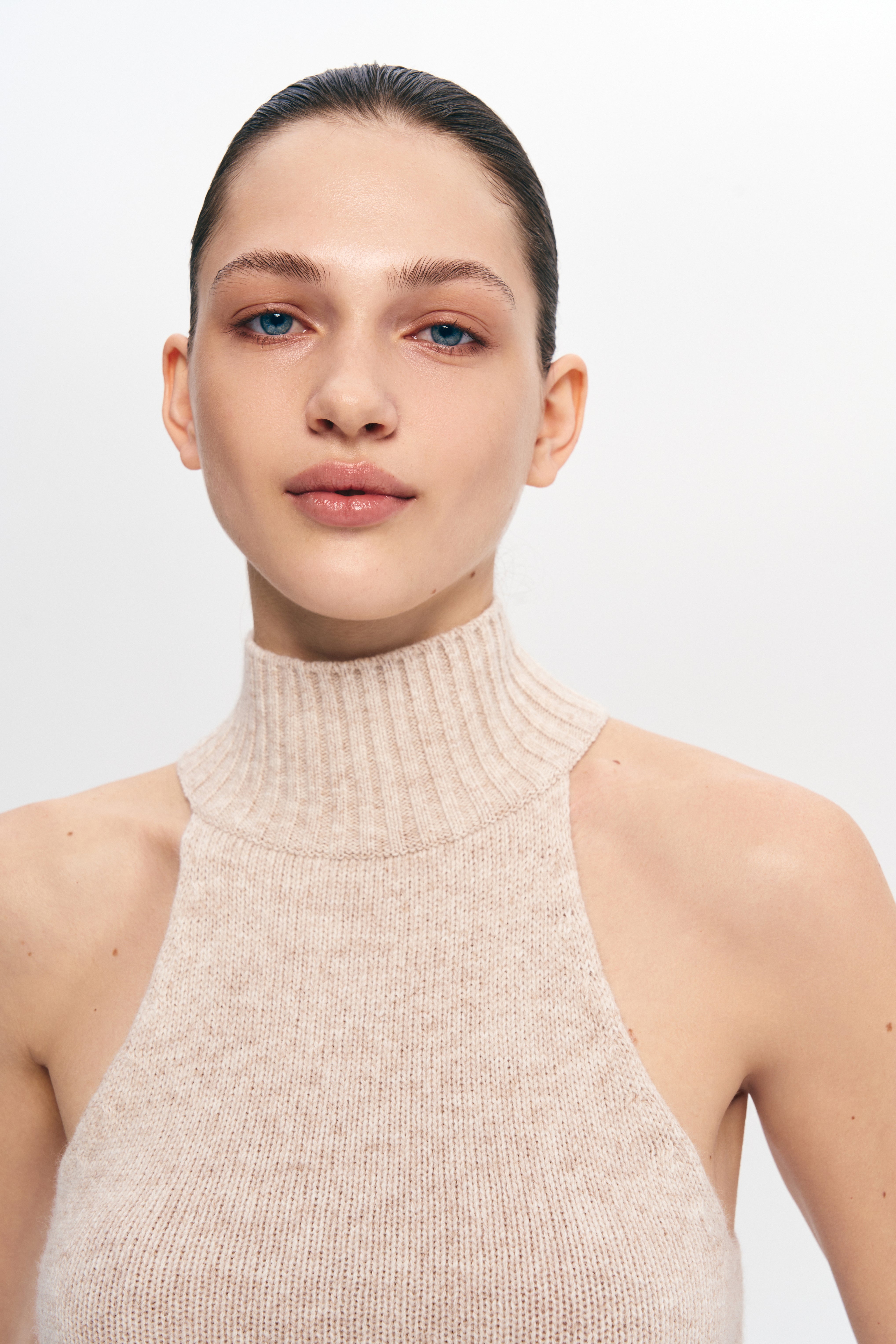 Топ без рукавів - Бежевий