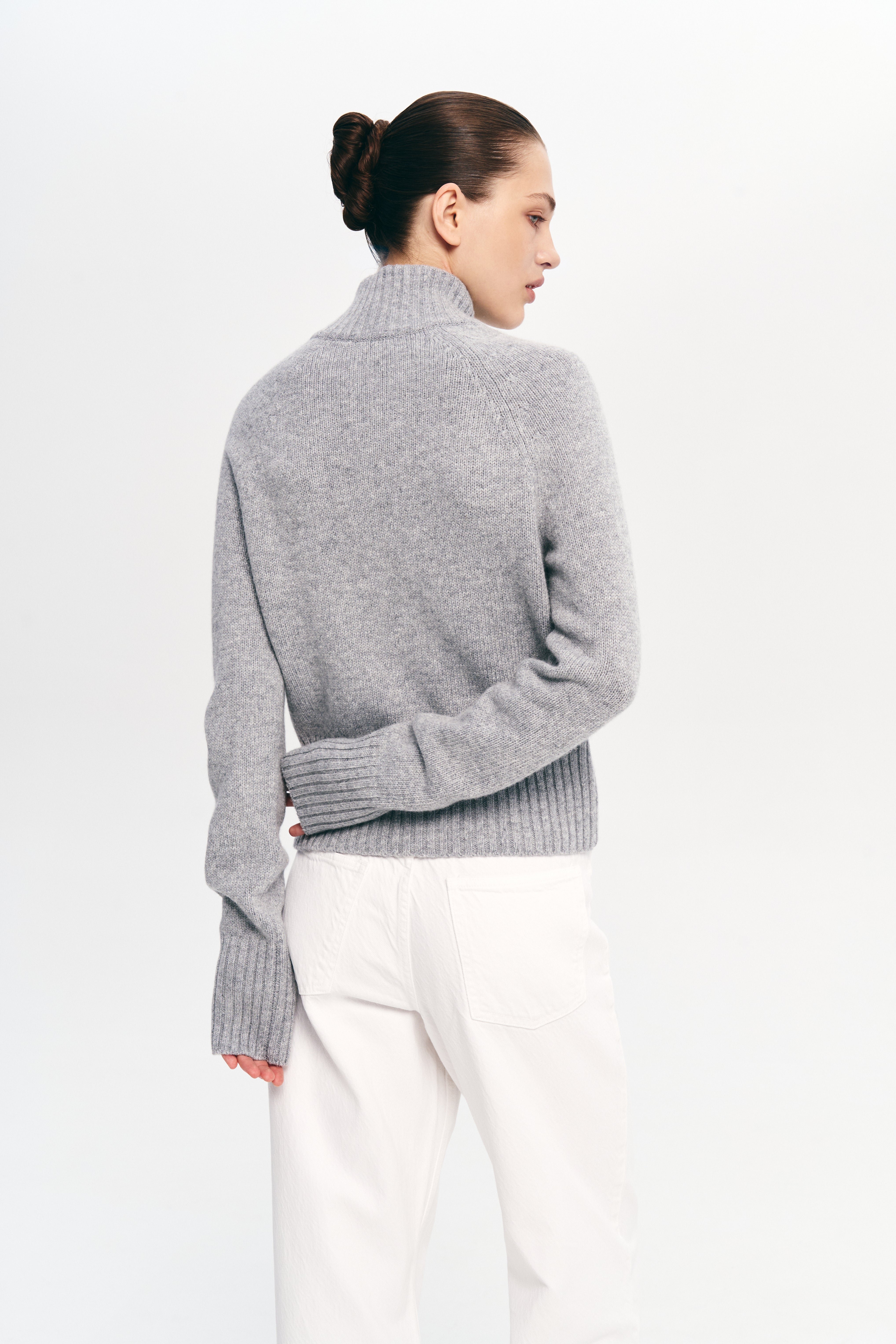 Кардиган на блискавці -  Сірий