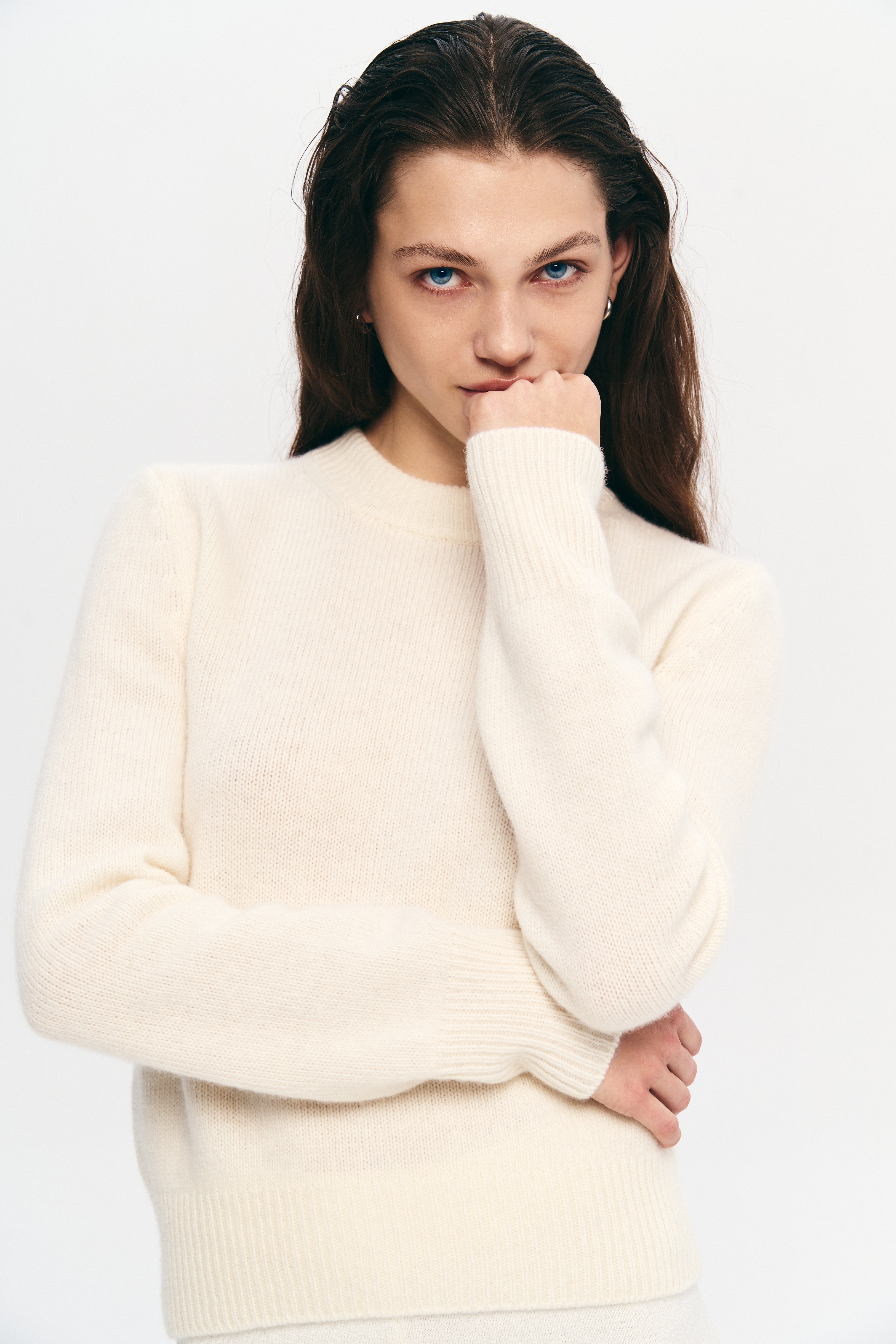 Джемпер базовий - Молочний