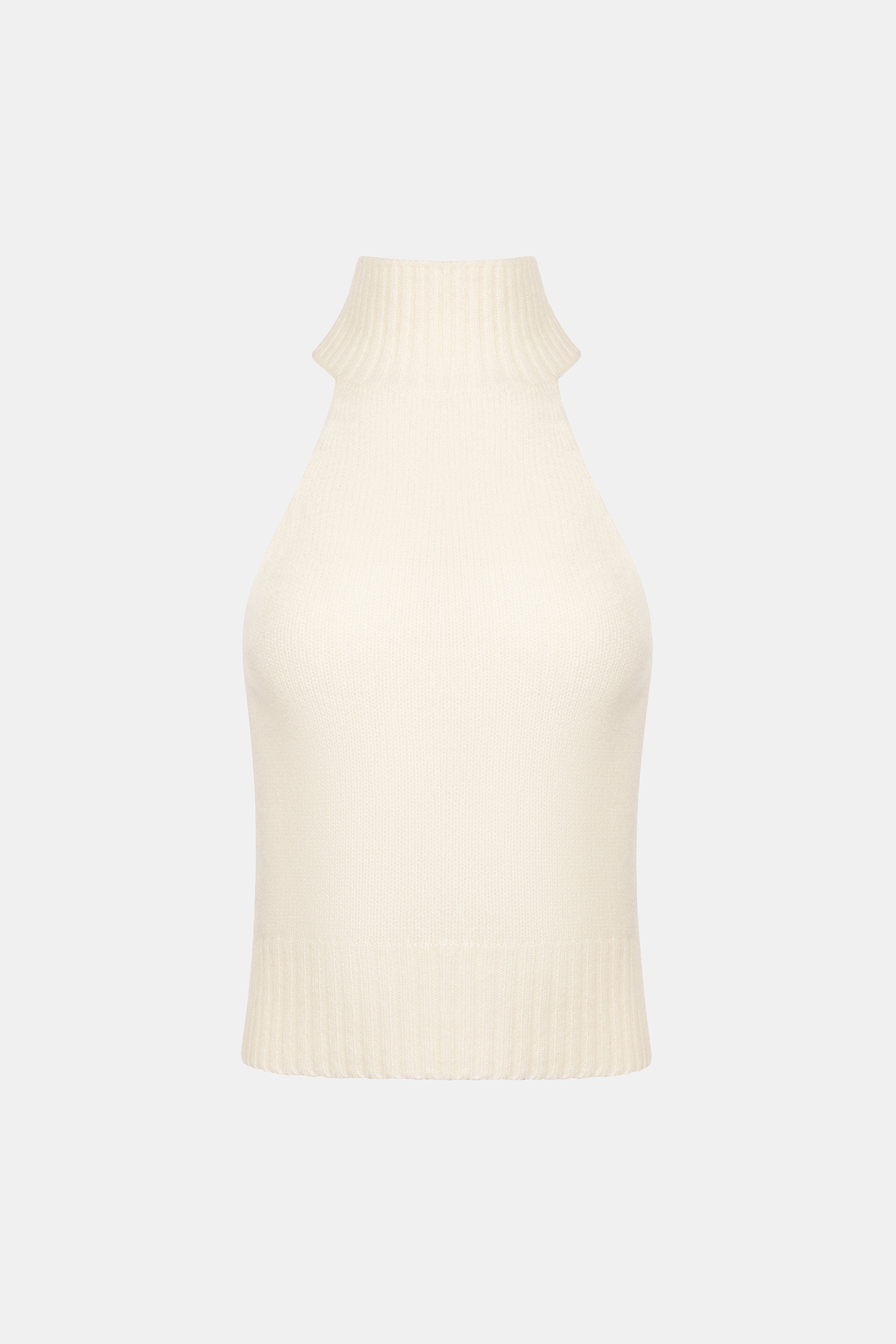 Топ без рукавів - Молочний